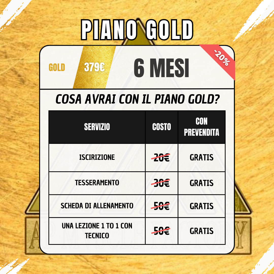 Piano Gold (Semestrale)